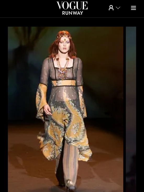 Anna Sui Dresses & Skirts - Vintage Y2K 2002 fall runway Anna Sui festival dress